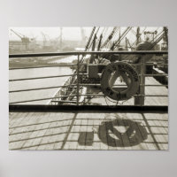 SS Washington Luxury Liner Cruise Ship 1930s Deck