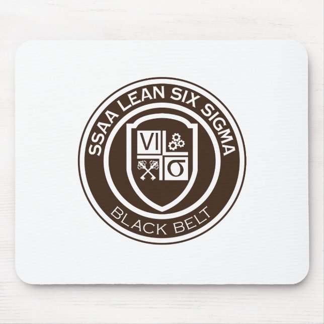 SSAA BLACK BELT MOUSE PAD MOUSEPAD (Vorne)