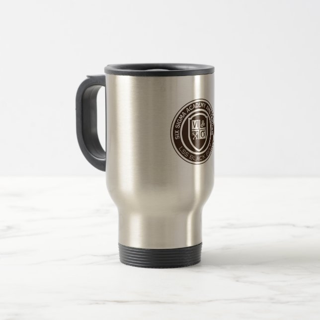 SSAA BLACK BELT THERMO MUG REISEBECHER (Vorderseite Links)