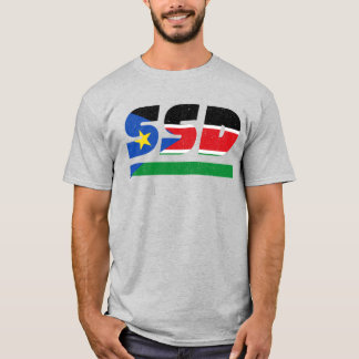SSD South Sudan African ISO Code 3166 T-Shirt