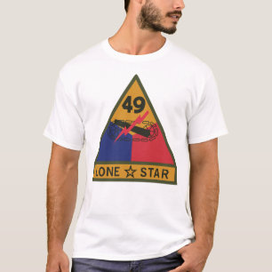 SSI - 49. gepanzerte Division mit Namensband T-Shirt