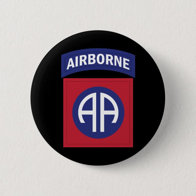 SSI - 82. Im Flugzeug Abteilung Button (Vorderseite)