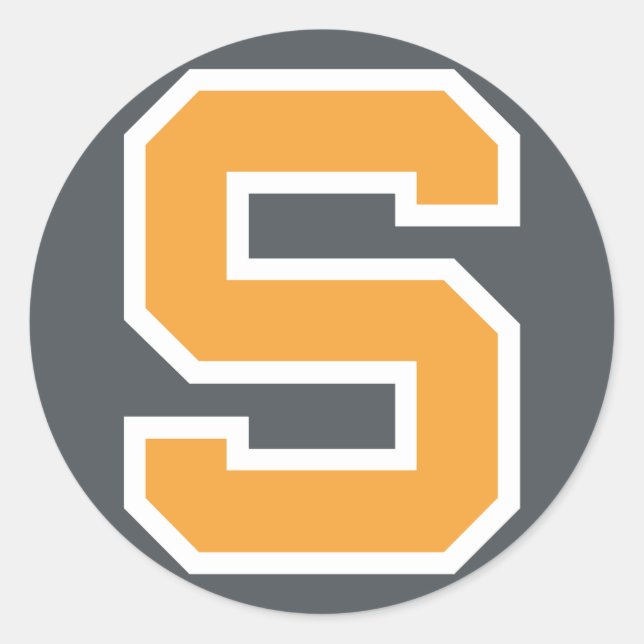 SSK 2016 Rund Grå Bakrund Runder Aufkleber (Vorderseite)