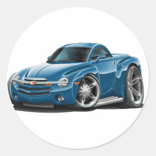 SSR Aquablur Truck Runder Aufkleber