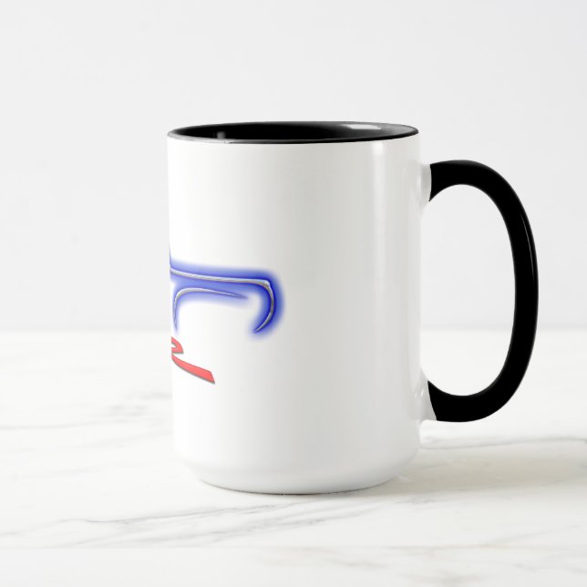 SSR pazifisches blaues Silhoutte Tasse (Rechts)