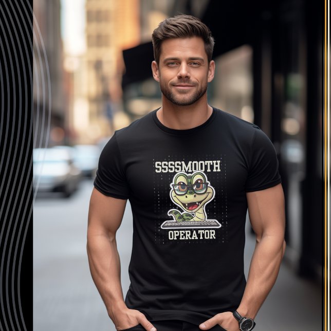 Sssglatter Operator Funny Snake T-Shirt (Von Creator hochgeladen)