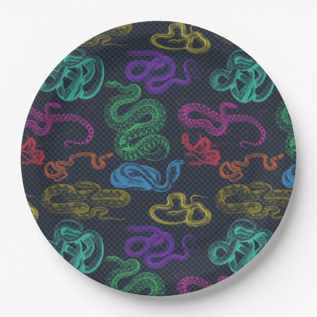 Sssssnakes! Pappteller (Vorderseite)