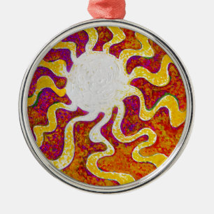 Ssunshine Sun Ornament Aus Metall