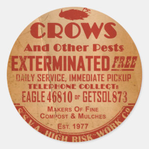 SSVA - Hochrisiko Runder Aufkleber