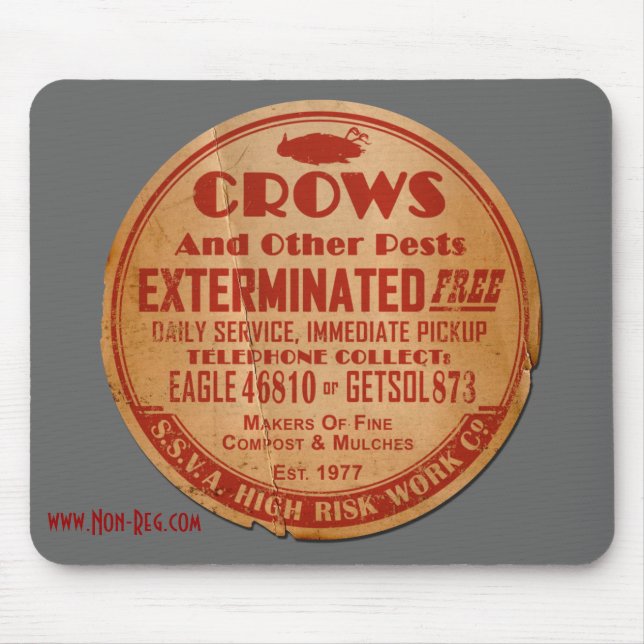 SSVA risikoreiche Arbeit Co Mousepad (Vorne)