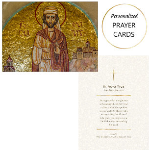 St. Abo von Tiflis Orthodoxe Christliche Gebetskar Platzkarte
