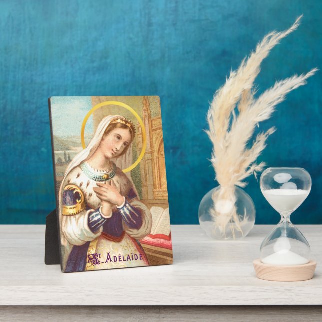 St. Adelaide, Heilige Römische Kaiserin (LT 03) 5" Fotoplatte (Seite)