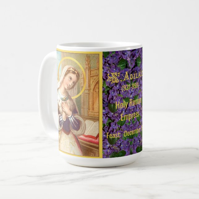 St. Adelaide, Kaiserin Heiliger Römer (LT 03) Kaffeetasse (Vorderseite Links)