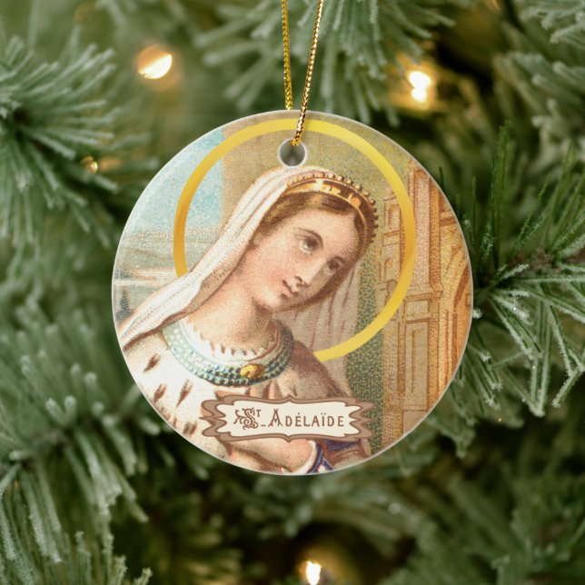 St. Adelaide, Kaiserin Heiliger Römer (LT 03) Keramik Ornament (Baum)