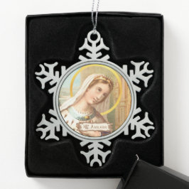 St. Adelaide, Kaiserin Heiliger Römer (LT 03) Schneeflocken Zinn-Ornament