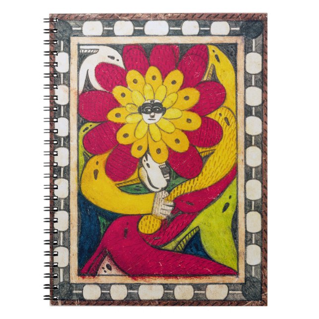 St. Adolf-Throne, Blume | Adolf Wö lfli | Notizblock (Vorderseite)