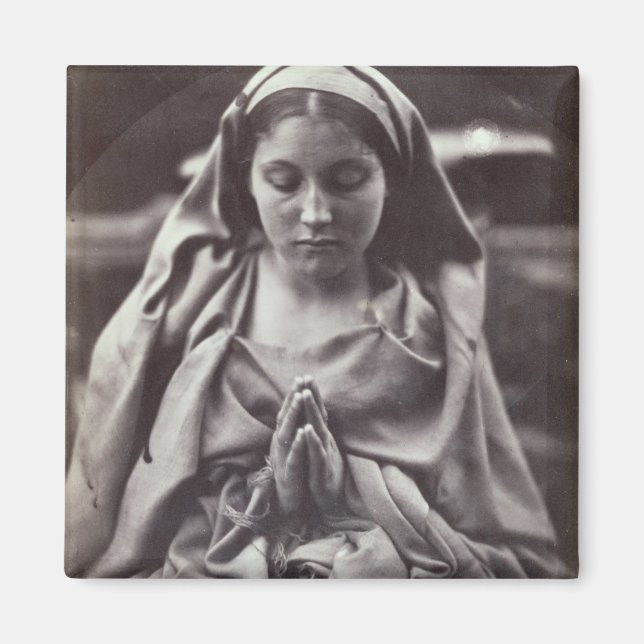 St. Agnes (Albumen-Druck) Magnet (Vorne)