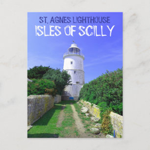 St. Agnes Leuchtturm - Isles Of Scilly Postkarte