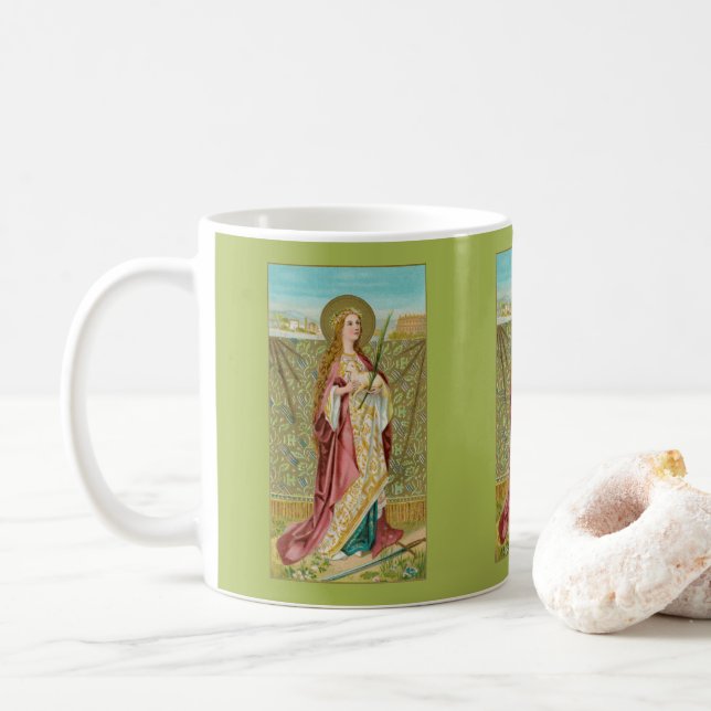 St. Agnes of Rome (BC 01) Kaffee Tasse 3 (Mit Donut)