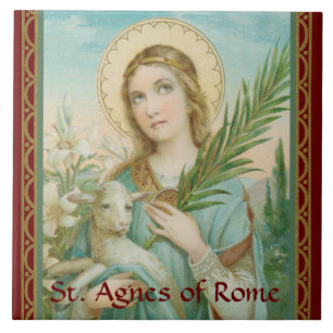 St. Agnes of Rome (MH 01) Fliese