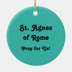 St. Agnes von Rom (BK 006) Keramik Ornament