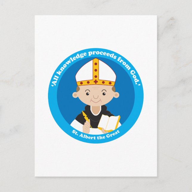 St. Albert der Große Postkarte (Vorderseite)