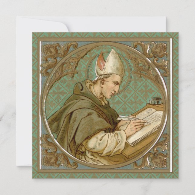 St. Albert the Great (BK 013) Blank Greeting Card (Vorderseite)