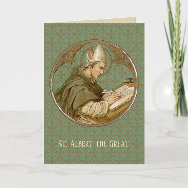 St. Albert the Great (BK 013) Blank Greeting Karte (Vorderseite)