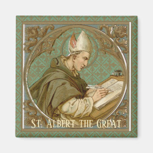 St. Albert the Great (BK 013) Square Magnet