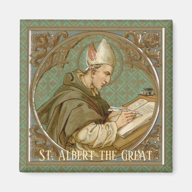 St. Albert the Great (BK 013) Square Magnet (Vorne)
