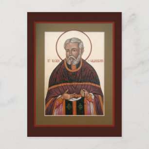 St. Alexis (Toth) Wilkes-Barre Gebetskarte Postkarte