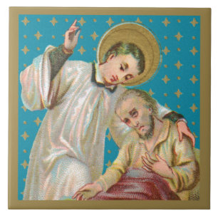 St. Aloysius Gonzaga & Pestopfer (M06; NoName) Fliese
