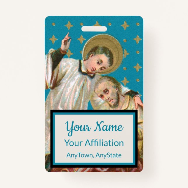 St. Aloysius Gonzaga & Plague Victim (Art. 2; M06) Ausweis (Vorderseite)