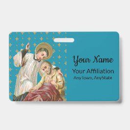 St. Aloysius Gonzaga & Plague Victim (Stil 1; M06) Ausweis