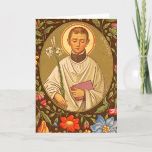 St. Aloysius Gonzaga (PM 01) Leere Grußkarte 2 Karte