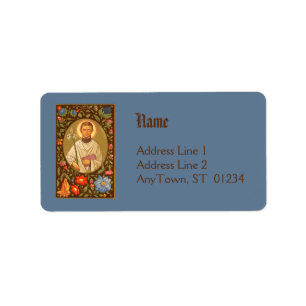St. Aloysius Gonzaga (PM 01) NB Adressetikett 1b