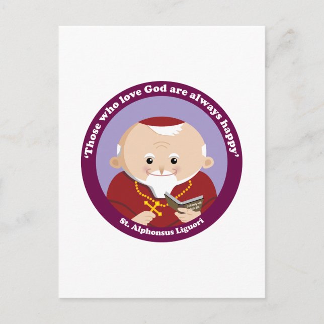 St Alphonsus Liguori Postkarte (Vorderseite)