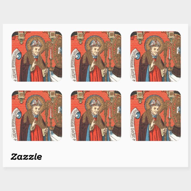 St. Alphonsus Liguori (SAU 039) Quadratischer Aufkleber (Blatt)