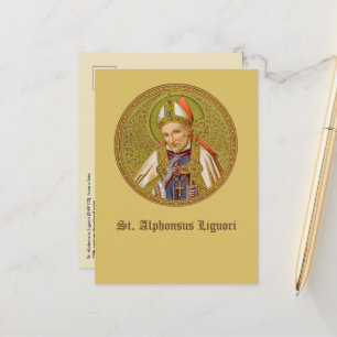 St. Alphonsus Liguori (SNV 02) (Round) Postkarte