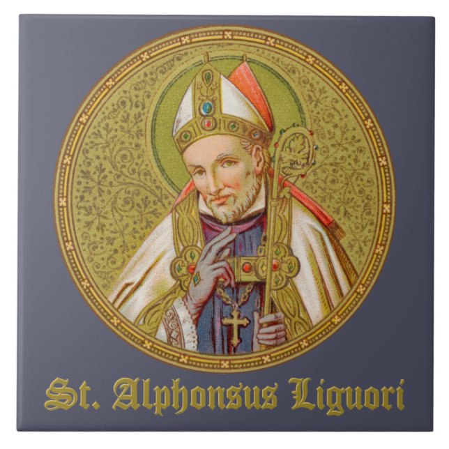 St. Alphonsus Liguori (SNV 02) (Runde) Fliese (Vorderseite)