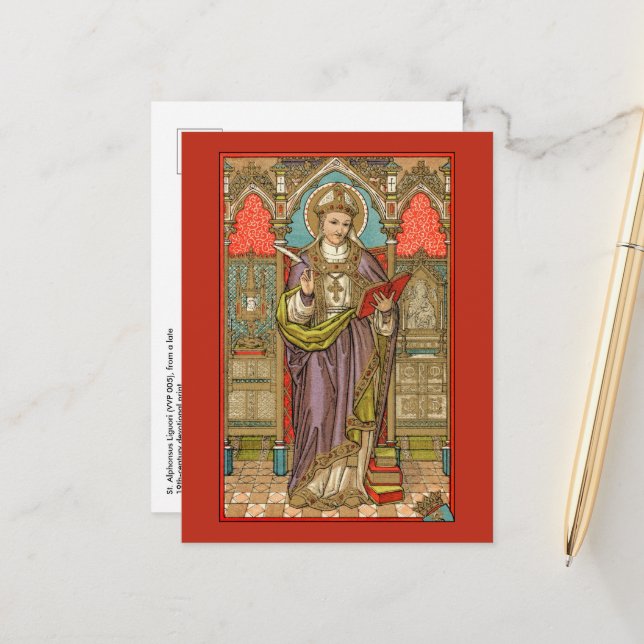 St. Alphonsus Liguori (VVP 005) Postkarte (Vorderseite/Rückseite Beispiel)