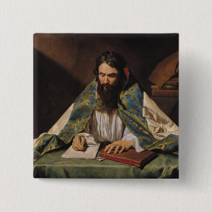 St Ambrose, c.1633-39 Button