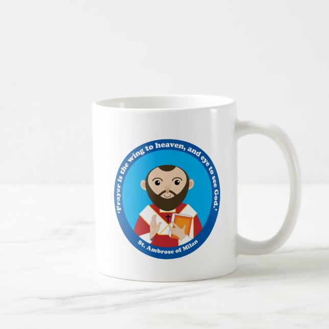 St Ambrose von Mailand Tasse (Rechts)