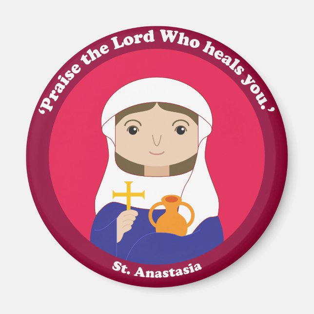 St. Anastasia Magnet (Vorne)