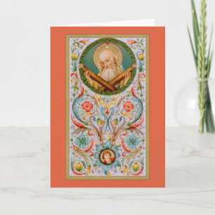 St. Andreas der Apostel (JMAS 02) Leere Grußkarte Karte