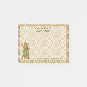 St. Andreas der Apostel (RLS 01, Stil 2) 10x7,5cm Post-it Klebezettel