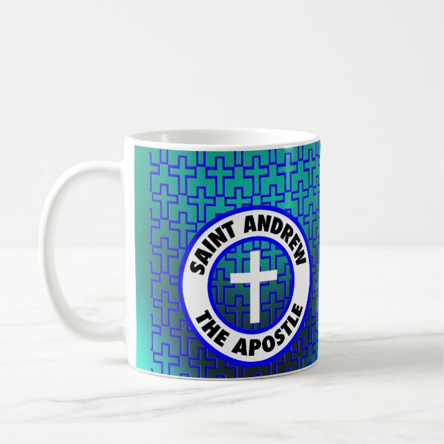 St Andrew der Apostel Kaffeetasse (Links)