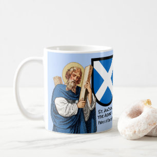 St. Andrew der Apostel (P 006) und Seine Schild-Ta Kaffeetasse