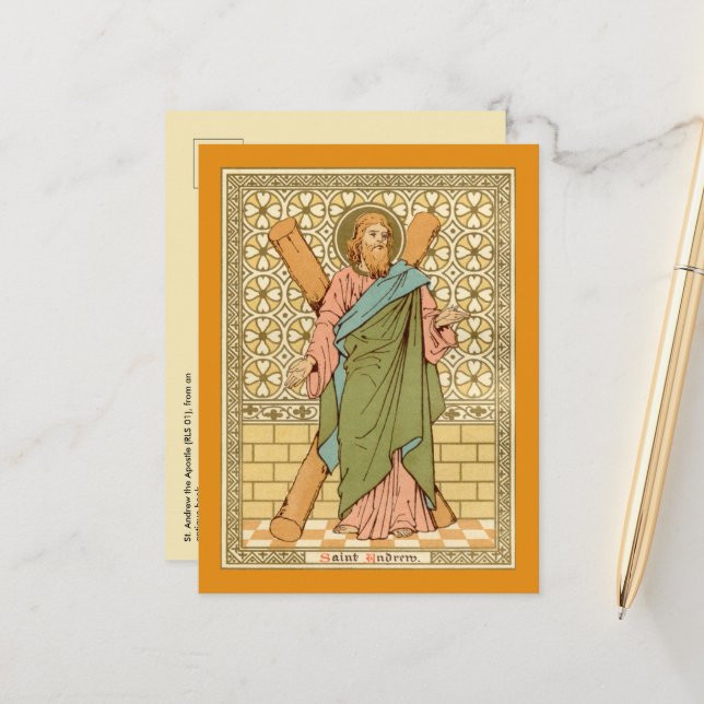 St. Andrew der Apostel (RLS 01) Postkarte 2 (Vorderseite/Rückseite Beispiel)