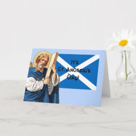 St. Andrew der Apostel und die Flagge Schottlands Karte